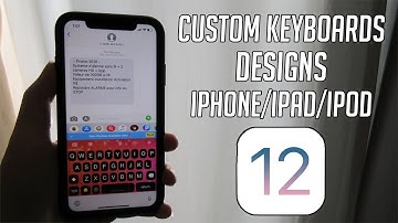 NEW iOS 13 / 12 Custom Keyboards - Change Keyboard Designs & Colors!