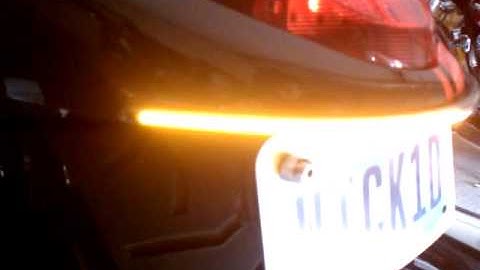 1MM radiantz led array turn signals on m90