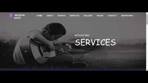 Musical Tune Website Layout | Music Composer | Rock Bands | Singers Profile | Bootstrap | Responsive