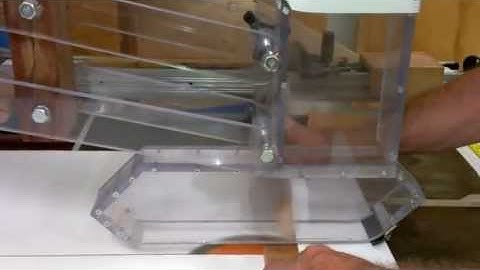 Dust collection on a table saw ... Clear Vue 1800