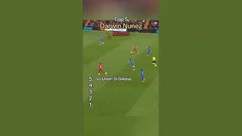 Top Five Darwin Nunez Misses #football #shorts #liverpool