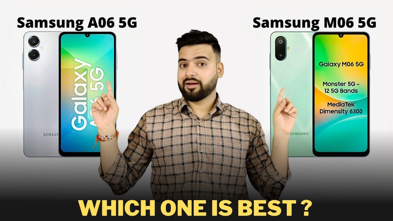 Samsung Galaxy A06 5G vs Samsung Galaxy M06 5G - Full Comparison in Hindi | GALTI MAT KARNA |