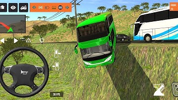 Euro Bus Driving Game Public Transportation 2024 -  Indonesia Bus Simulator Android Gameplay #1549