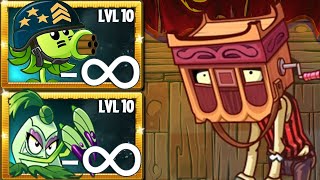 : Every Plants POWER UP Infinite ! Vs 50 Grinderhead Zombies - Who will win - PvZ 2