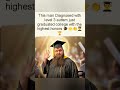 Man diagnosed with level 3 autism graduates college with highest honors. 🎓🌟  #Graduation