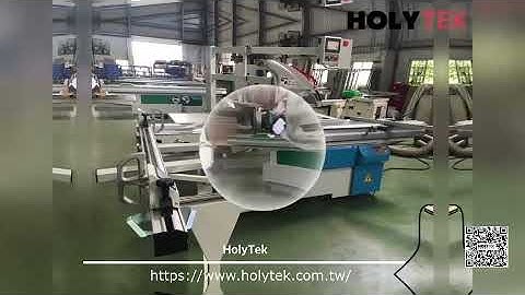 UP 450 3H CNC Auto Sliding Table Saw servo control auto guide fence