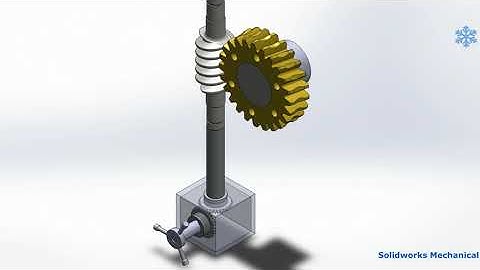 Bevel and worm Gear Mechanism#3| Industrial design ||SolidWorks||Mechanical |@DesignWithAjay