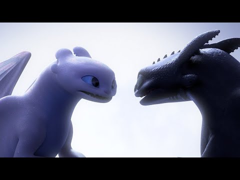 Dragon Lightfury & Hiccup sia impostato TRENO How to Your Dragon Toothless & Hiccup 