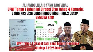 Download Lagu KABAR KEJUTAN DARI MEDSOS BPNT TAHAP 1 CAIR DIRAPEL TAHAP 4 YANG BELUM SEMPAT MENCAIRKAN BENARKAH!? MP3