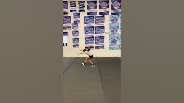 ROUNDOFF HANDSPRING TUCKS DOWN THE LINE PART 2 #shorts