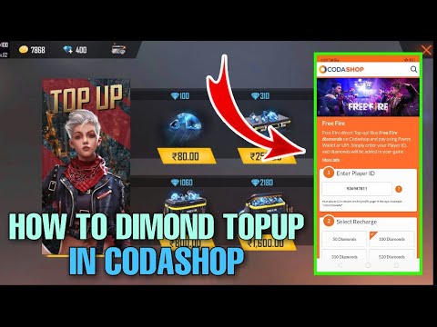 How To Topup Dimonds In Free Fire Using Codashop In India Buy Dimonds Using Codashop Paytem Youtube