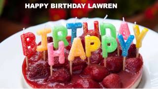 Lawren  Cakes Pasteles - Happy Birthday