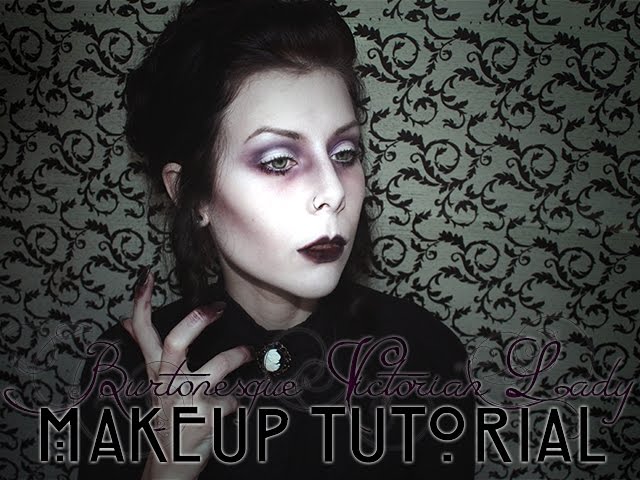 Burtonesque Victorian Lady Makeup