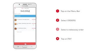 #HOTTAB APP Tutorial - How to pay for takeaway orders