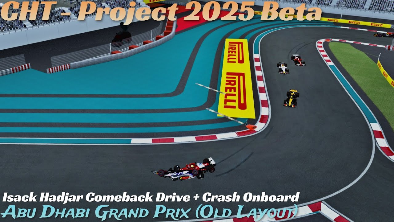 F1-2025CHT - Isack Hadjar Comeback Drive & Crash Onboard | Abu Dhabi Grand Prix