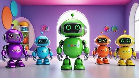 Six Toy Robots Count to Ten | Fun Counting Song for Kids | Learn Numbers with Robots