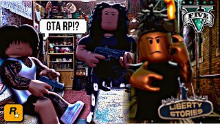 I Played A ACTUAL GTA V RP Game On ROBLOX??.. | Liberty City