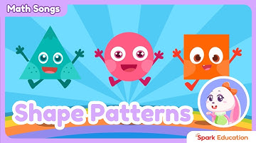 2D Shapes Patterns | Spatial Awareness and Math Logic | Kids
