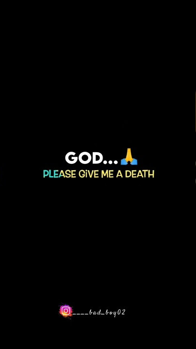 God... Please Give Me Death 😭😭😭 || Sad Feelings Status 😭💔😭 || Tag Story 😥💔😭 || VK BOYS STATUS