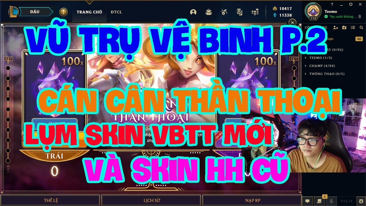 [LMHT] REVIEW SỰ KIỆN CÁN CÂN THẦN THOẠI – VŨ TRỤ VỆ BINH P.2 | LỤM SKIN VBTT MỚI KÈM SKIN HH 2021