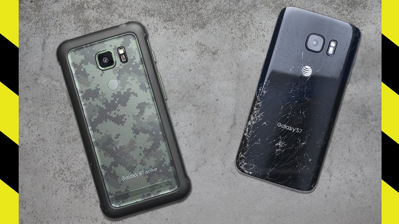 Galaxy S7 Active vs. Galaxy S7 Drop Test! - YouTube