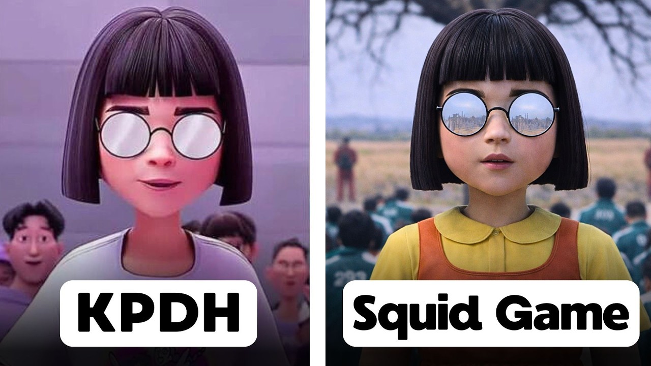 Kpop Demon Hunters in Squid Game