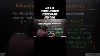 clip 4 of lecture-Chemical reactions and equations #neet #jee #class10