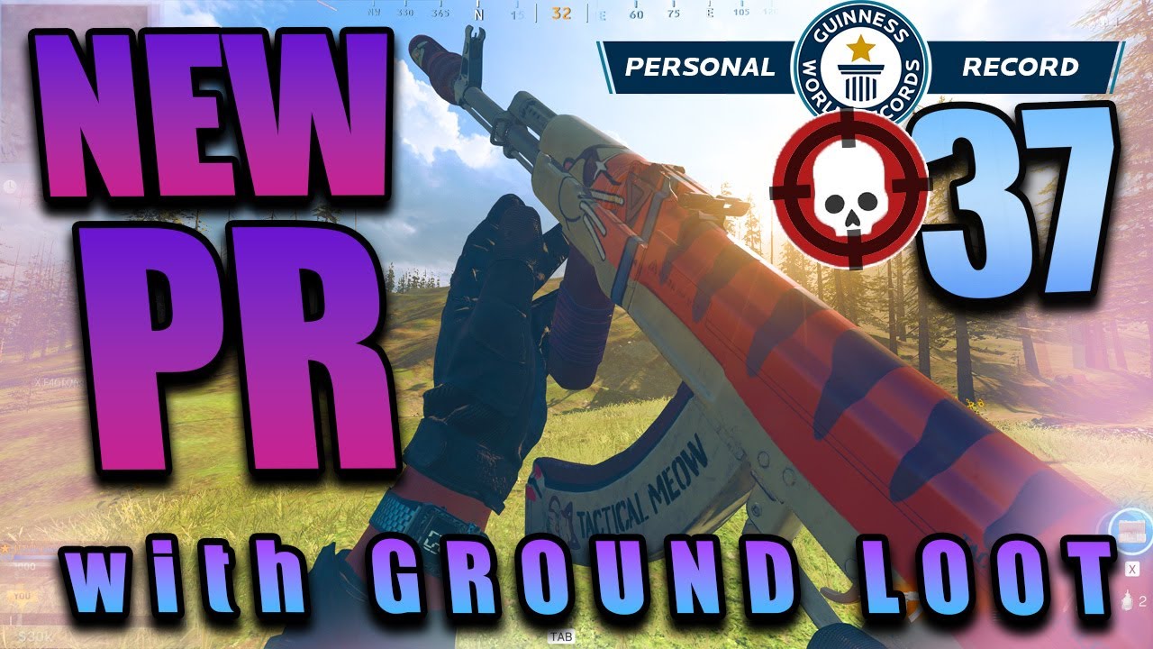 My NEW Kill RECORD in Warzone  😯 USING GROUND LOOT - INSANE GAME