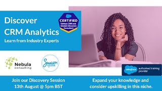 What is CRM Analytics Join Supermums & Nebula Consulting as we explain more.