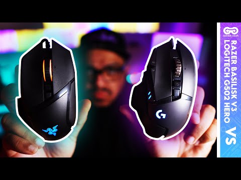 Razer Basilisk V3 vs Logitech G502 Hero Which is the right one for you? | Mouse | Face-off