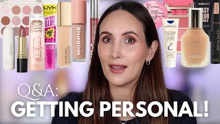 Q&A GRWM 💬 | Oversharing + Current Makeup Favourites!
Hi everyone, get ready with me whilst I answer your questions in this chatty GRWM + Q&A! This is a 10k celebration video and Im incredibly thankful for your support. I’ll be using some of my favourite makeup & answering your questions on makeup, beauty & my personal life too. Sorry if this is long one!
Thanks for being so supportive, love you all! 💕
Carmel xx
Claras Channel: https://www.youtube.com/@UCrgFYk1Dr8gYMW8JKQxVRZA
Jenns Channel: https://www.youtube.com/@UCECxf0jKN9iCbOSmZzrtWQg
Stephanies Channel: https://www.youtube.com/@UCijDhyVjSvf8T-DcPITxFIA
*Products Used:*
Embryolisse Lait-Crème Concentré
https://go.shopmy.us/p-17287831
https://go.shopmy.us/p-23252216
NYX The Brow Glue Crazy Lift
https://go.shopmy.us/p-23920406 (UK)
https://go.shopmy.us/p-23920390 (US)
Huda Beauty Easy Blur Primer
https://go.shopmy.us/p-21531046 (UK)
https://go.shopmy.us/p-22638706 (US)
Morphe Wakeup Artist Under Eye Correcting Concealer (Peach)
https://go.shopmy.us/p-23920430 (UK)
https://go.shopmy.us/p-23920421 (US)
Estée Lauder Double Wear Stay In Place 24 Hour Concealer (2N)
https://go.shopmy.us/p-17557693
https://go.shopmy.us/p-14260096
Haus Labs Triclone Skin Tech Foundation (210)
https://go.shopmy.us/p-23723764 (UK)
https://go.shopmy.us/p-5750986 (US)
Morphe Eyeshadow Palette (Rose Frequency & Flickering Sands)
https://go.shopmy.us/p-23252430 (UK)
https://go.shopmy.us/p-20018647 (US)
Catrice Tubing Stay In Place Volume Mascara
https://go.shopmy.us/p-23920751
Maybelline Lifter Stix Multi Use Face Stick (65)
https://go.shopmy.us/p-18548547 (UK)
https://go.shopmy.us/p-18548545 (US)
Morphe Cheek Thrills Multi Finish Face Trio (Blind Date)
https://go.shopmy.us/p-23252339 (UK)
https://go.shopmy.us/p-18548470 (US)
Wet n Wild Photo Focus Powder (Soft Pink)
https://go.shopmy.us/p-21106613 (UK)
https://go.shopmy.us/p-21106620 (US)
Rare Beauty Kind Words Lip Liner (Worthy)
https://go.shopmy.us/p-23724708
Revlon Super Lustrous Lipstick
https://go.shopmy.us/p-24168336
https://go.shopmy.us/p-24168256
MAC Lipglass Air Non-Sticky Gloss (Casual)
https://go.shopmy.us/p-24168403 (UK)
https://go.shopmy.us/p-20857607 (US)
Rhode Glazing Mist
https://go.shopmy.us/p-22980007
Florasis Yurong Airbrushed Tinted Pressed Powder (Lotus)
https://go.shopmy.us/p-4755039
Chapters ⏰
00:00 Intro
01:25 My Makeup Journey
08:09 Personal Life Behind the Camera
18:49 Youtube Questions
33:47 Random/Miscellaneous Questions
*DISCOUNT CODES:*
*BK BEAUTY Brushes 10% Discount Code: CARMEL10*
https://go.shopmy.us/p-13182696
*QURE LED Light Therapy Mask 10% discount link*
https://www.qureskincare.com/CARMEL75417
*CALECIM 15% Discount Code: CARMEL*
https://go.shopmy.us/p-17105438
*This video is NOT sponsored, but the video description may contain affiliate links. I am awarded a small commission for purchases made through these links, at no added cost to yourself. Your support is truly appreciated ☺️ Please be assured that every product recommendation is absolutely genuine and bought with my own money - unless specifically marked as GIFTED.*
My Skin Information: 🙋♀️
Age 42 with dry skin. Light/medium olive skin with muted warm undertones. Hyperpigmentation, rosacea & broken capillaries.
My foundation preferences: 😊
Light to medium coverage, has to be buildable. I prefer a luminous, glowy or soft satin finish.
My Foundation Shades:
* Nars Light Reflecting Foundation: Shade Patagonia
* ELF Soft Glam Satin Foundation: Shade 25
* Maybelline Lumi Matte Foundation: Shade 128
* Fenty Soft’lit Naturally Luminous Foundation: Shade 225
* Haus Labs Triclone Skin Tech Foundation: Shade 210
* Charlotte Tilbury Beautiful Skin Foundation: Shade 5N
* L’Oreal True Match Foundation: Shade 3N
* Hourglass Ambient Soft Glow Foundation: Shade 7.5
* Chanel Les Beiges Healthy Skin Foundation: Shade B30
* Makeup Forever HD Skin Hydra Glow Foundation: Shade 1N14
*Enquiries: carmelnicolebeauty@gmail.com* Q&A GRWM 💬 | Oversharing + Current Makeup Favourites!