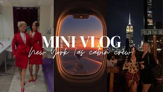 a very mini vlog (nyc cabin crew layover)