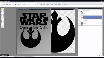 Photoshop Elements: Making The Cover for Star Wars: Operation Selic!
