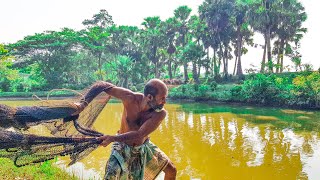 Best Asian Net Fishing Video Net Fishing By Village People New Part Fishing In Pond Water