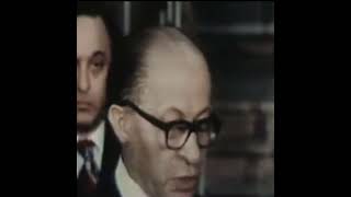 Menachem Begin on U.S. backing a Palestinian state in Judea and Samaria