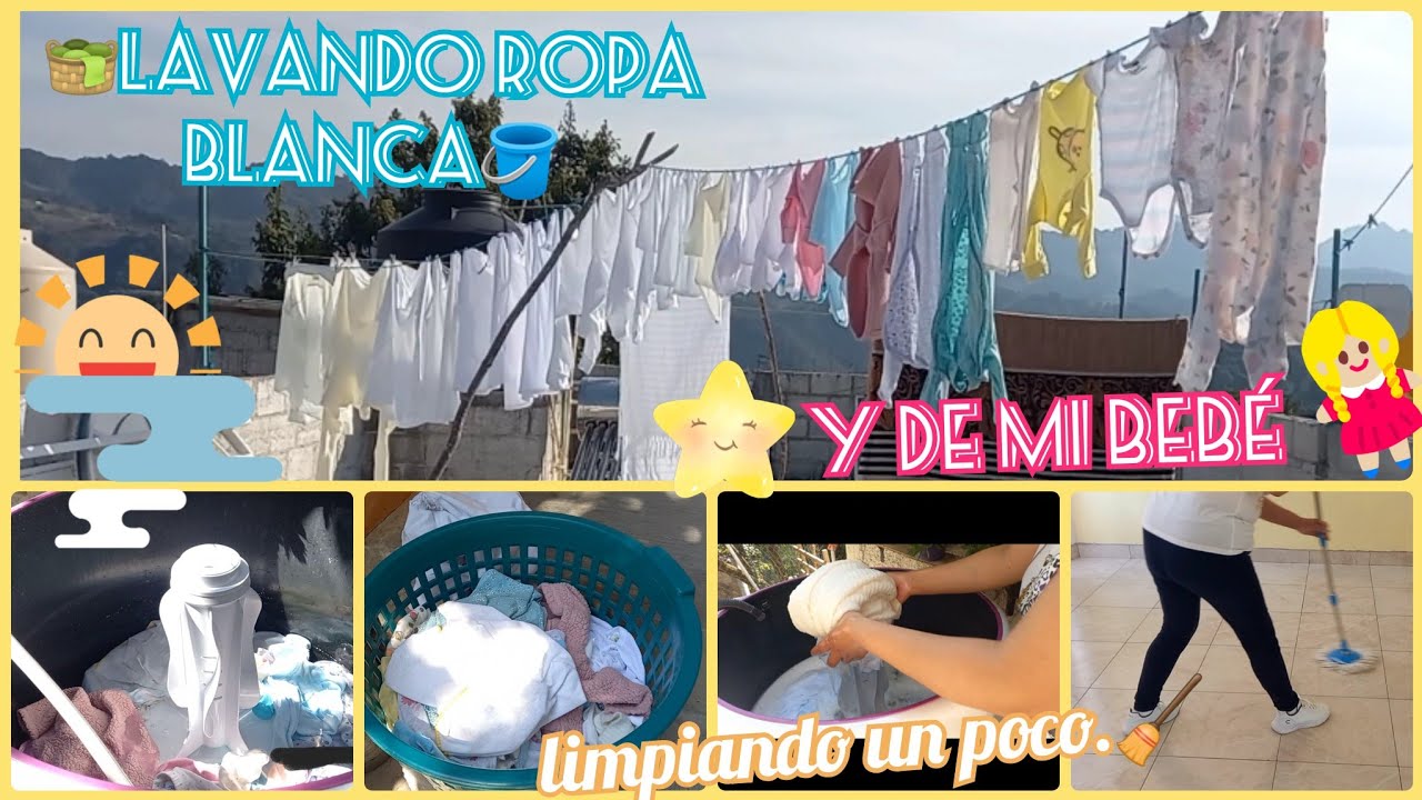 Lavando ropa 🧺🪣 en una lavadora chaca-chaca. Ya están listas la cortinas navideñas.