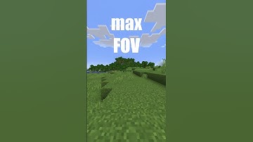 normal FOV vs max FOV in Minecraft: walking #minecraft #minecraftplayers