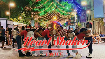 [KPOP IN PUBLIC CHRISTMAS VER] TWICE(트와이스) -  "Heart Shaker" Dance cover by Black Unicorn [ONE TAKE]