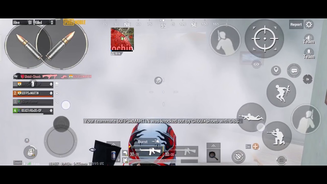 1v3 in pochinki 😈 almost dead😬  