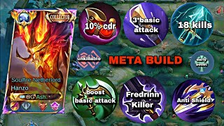 NEW HANZO ONE SHOT META UNKILLABLE BUILD!!💀🔥 (NEW HANZO META EMBLEM)