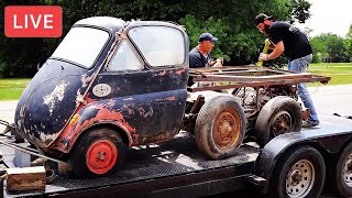 LIVE Will It Run 1957 BMW Isetta | Raw & Uncut | The Good, The Bad, And The Locked-Up | RESTORED