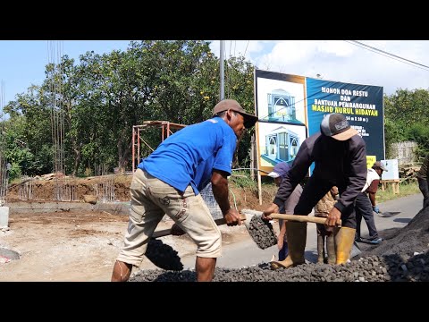 PROGRES PEMBANGUNAN MASJID NURUL HIDAYAH