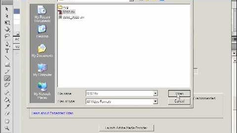 Adobe Flash CS4 Video Tutorial part 9. Embedded vs. External Video