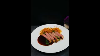Succulent Roast Beef 🥩🍟 With Celery Root Puree And French Fries #Asmr #Recipe