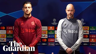 Erik ten Hag leads minute's silence for Sir Bobby Charlton