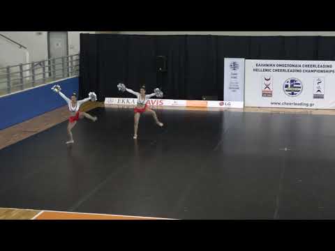 55  Α.Ρ.Γ. ΚΑΙ ΜΑΖΟΡΕΤΩΝ ΛΑΜΙΑΣ FREESTYLE POM CHEER DOUBLE SENIOR ΔΙΚΕΛΗ ΚΟΥΡΕΛΗ