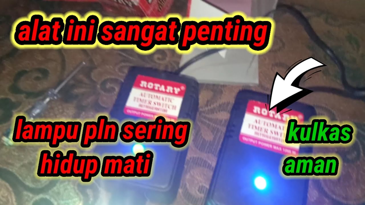 alat pengaman kulkas, rotary kulkas, otomatis timer switch kulkas