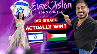 Is Israel 🇮🇱  the REAL winner of EuroVision 2024? Pro Palestine 🇵🇸 Supporters go CRAZY!