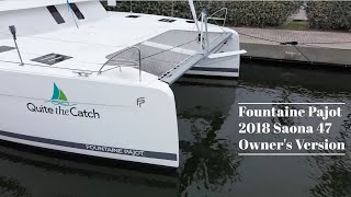 Walk Through - 2018 Fountaine Pajot Saona 47 Owner's Version by Catamaran Guru 2,537 views 3 months ago 10 minutes, 17 seconds