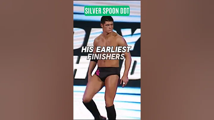 Earliest Finishers of Cody Rhodes before the Cross Rhodes #shorts #wwe #codyrhodes